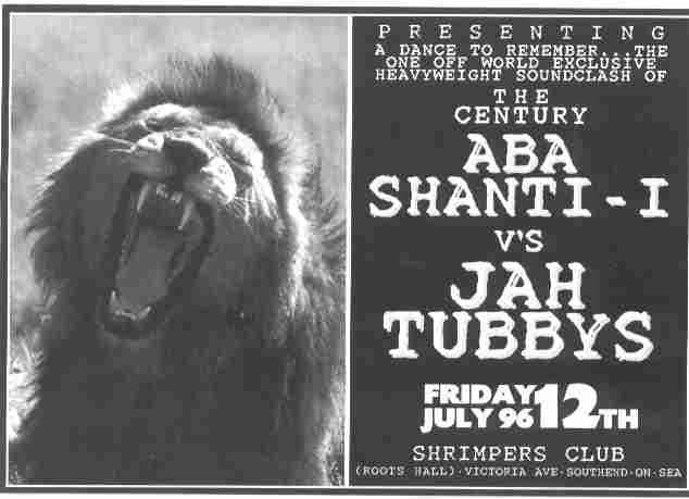Jah Tubbys & Aba-Shanti-I @ Southend