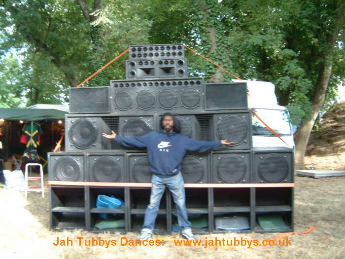 1 Stack of our Boxes @ the JA Sound Festival 2006.. World System ina France......
